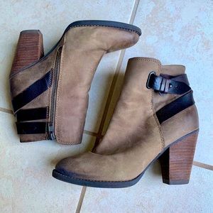 ALDO block heel ankle booties